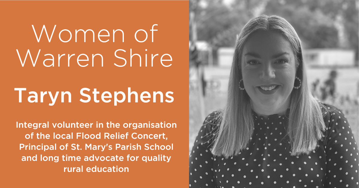 Women of Warren Shire - Taryn Stephens - Post Image